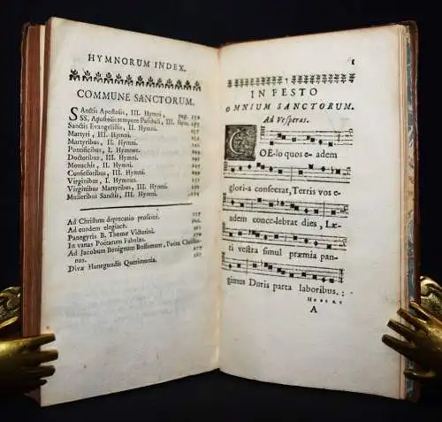 Santolio, Hymni sacri et nova - 1698 KIRCHENMUSIK HYMNEN NEO LATIN NEULATEIN