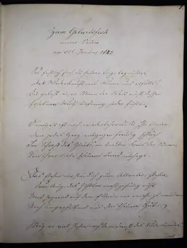 STUDENTICA-HANDSCHRIFT REVOLUTION 1848 VORMÄRZ Gugel, Gedichte STAMMBUCH LYRIK