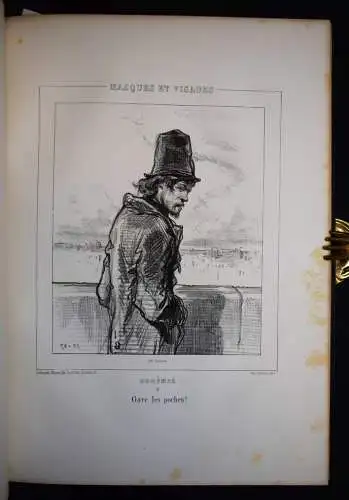 Gavarni, Oeuvres nouvelles, Bohemes - PARIS 1855 - KARIKATUREN
