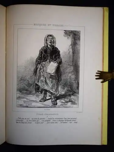 Gavarni, Oeuvres nouvelles, Bohemes - PARIS 1855 - KARIKATUREN
