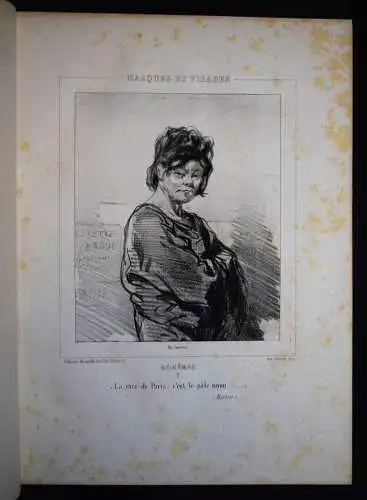 Gavarni, Oeuvres nouvelles, Bohemes - PARIS 1855 - KARIKATUREN