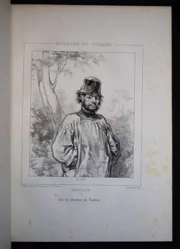 Gavarni, Oeuvres nouvelles, Bohemes - PARIS 1855 - KARIKATUREN