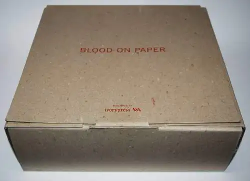 Foster, Elena  u. Rowan Watson , Blood on paper. Ivory Press Ivorypress 2008