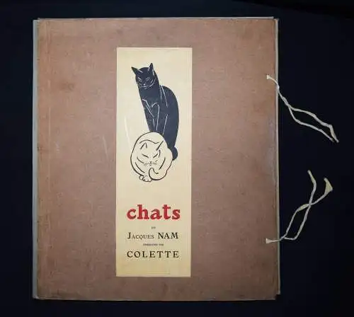 Nam, Chats - 1935 UNIKAT ! SIGNIERT 6 ORIG.-AQUARELLE 5 ORIG.-FARBRADIERUNGEN