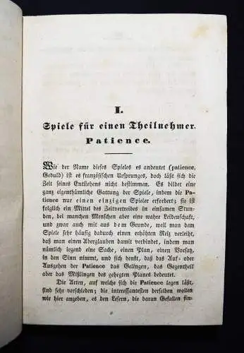 Grimm, Neuestes Spielbuch. Wigand, 1840 - SPIELE