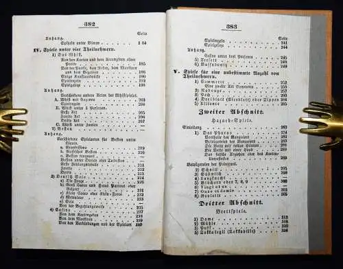 Grimm, Neuestes Spielbuch. Wigand, 1840 - SPIELE