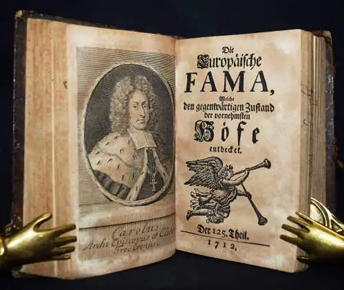 BAROCKLITERATUR 1711 - Sinold v. Schütz, Die Europäische Fama BAROCK-ZEITSCHRIFT