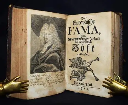 BAROCKLITERATUR 1711 - Sinold v. Schütz, Die Europäische Fama BAROCK-ZEITSCHRIFT