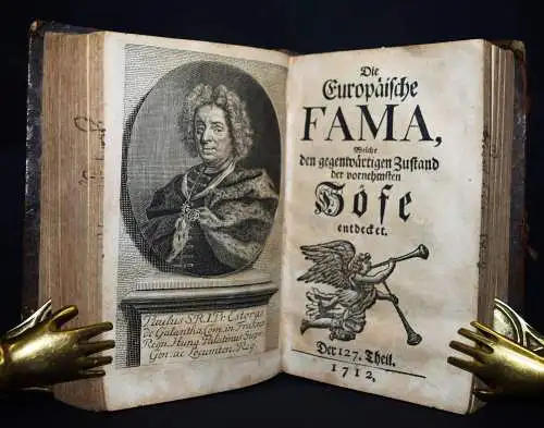 BAROCKLITERATUR 1711 - Sinold v. Schütz, Die Europäische Fama BAROCK-ZEITSCHRIFT