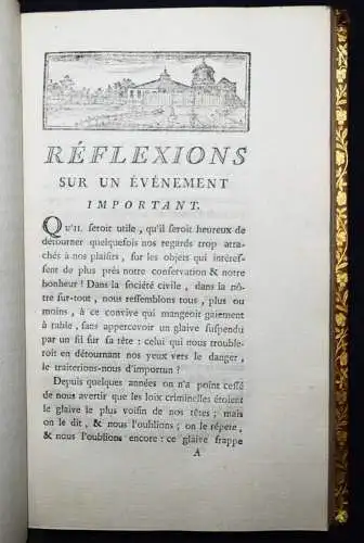 Servan, progres des connaissances humaines 1781 WIRTSCHAFTSGESCHICHTE FINANCE