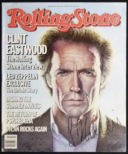 HELNWEIN SIGNIERT – Clint Eastwood – The Rolling Stone Interview 1985 POP-KULTUR