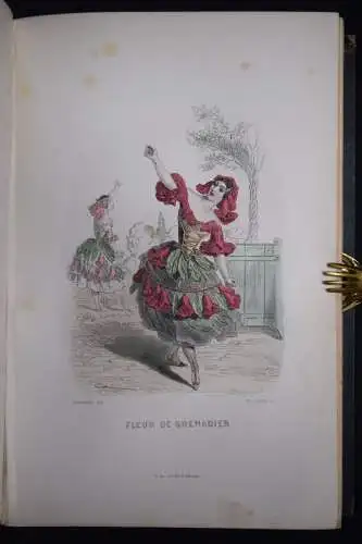 Delord, Les fleurs animées par J.-J.Grandville -  1847 FLOWERS BULMEN BOTANY