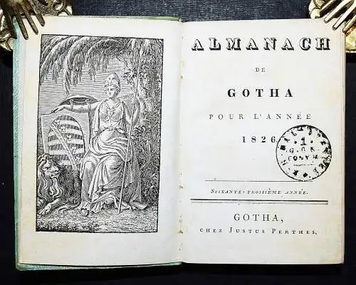 Almanach - Perthes, Almanac de Gotha pour l'annee 1826