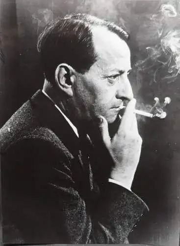 MALRAUX, ORIGINAL-PHOTOGRAPHIE VON YOUSUF KARSH (PARIS 1954). 24 X 18 CM. 