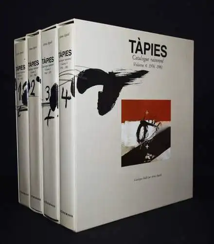 Tapies – Augusti, Catalogue raisonne VOLUME 1-4 WERKVERZEICHNIS