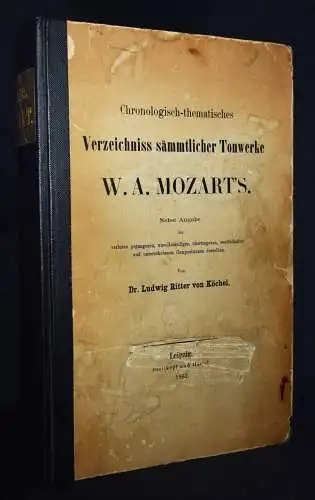 MOZART WERKVERZEICHNIS RAISONNE Köchel, Chronologisch-thematisches Verzeichnis…