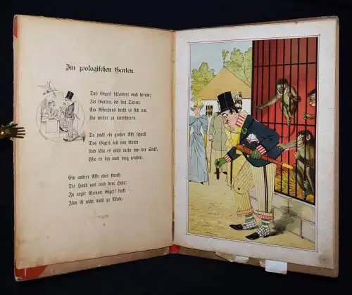 MEGGENDORFER - Beck. Gigerl’s Freud und Leid. Schreiber 1894 ZIEHBILDERBUCH