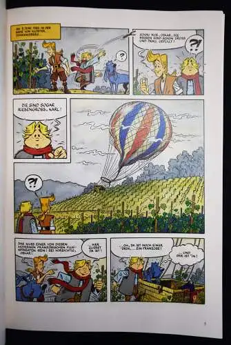 Kunkel, Ballon Bonaparte - 1995 SIGNIERTE ORIG.-ZEICHNUNG MICHAEL APITZ - PFALZ