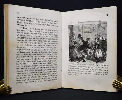 Kobell, Schnadahüpfln und Gschichtln - 1872 MUNDART LYRIK BAYERN BAVARICA