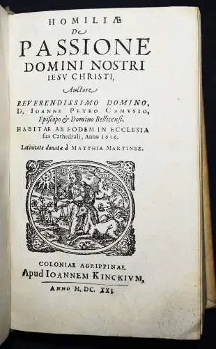 Camus, Sermones sublimati, seu homiliae dominicales 1619 BAROCK BAROCKLITERATUR