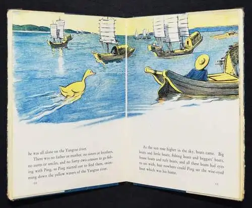 Flack, The story about Ping - 1940 - CHILDREN BOOK AMERIKANISCHES KINDERBUCH