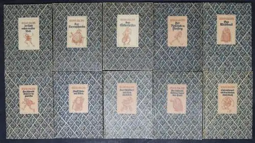 Sachs, Hans. Fastnachtsspiele - 10 Bände - 1919-1921