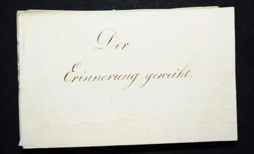 FREUNDSCHAFTSALBUM 1825 DRESDEN STAMMBUCH ALBUM AMICORUM  Erinnerung an Freunde