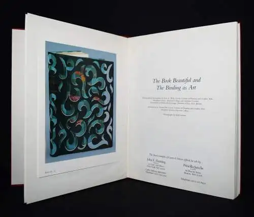 Wick, book beautiful and the binding as art NUM 1/750 EINBANDKUNST