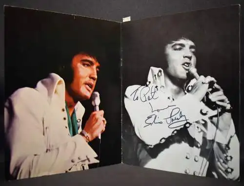 Presley, Tour Photo Album INSCRIBED SIGNED DEDICATION AUTOGRAPH  POP-ROCK