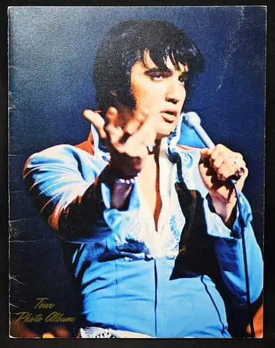 Presley, Tour Photo Album INSCRIBED SIGNED DEDICATION AUTOGRAPH  POP-ROCK