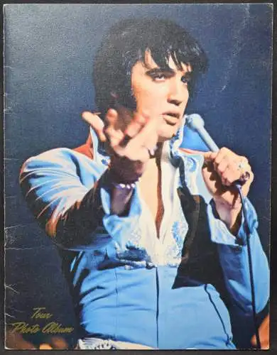 Presley, Tour Photo Album INSCRIBED SIGNED DEDICATION AUTOGRAPH  POP-ROCK