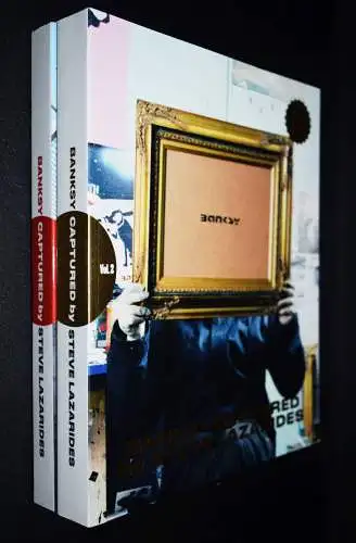 Lazarides, Banksy Captured. - 2 VOLUMES -EBS Editoriale Bortolazzi 2019-2010