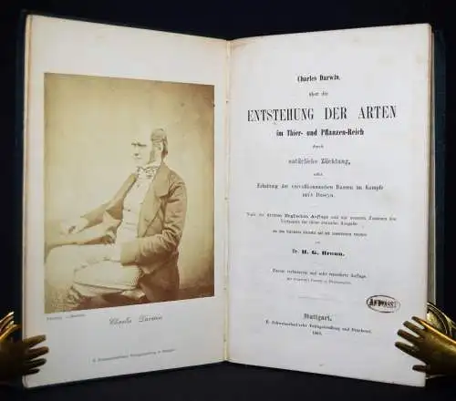 Darwin, Über die Entstehung der Arten im Thier- und Pflanzen-Reich 1862-1863