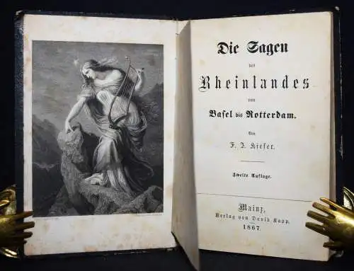 Kiefer, Die Sagen des Rheinlandes von Basel bis Rotterdam - 1867 RHEIN