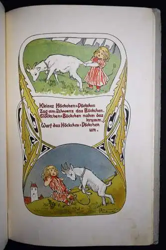 Tille. Höckchen-Döckchen. Rütten & Loening 1904 - P. Brockmüller JUGENDSTIL