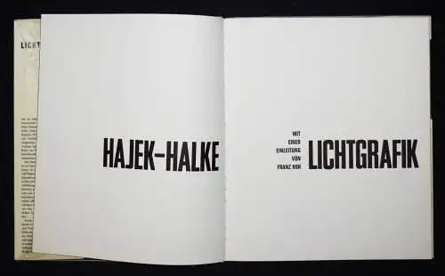 Hajek-Halke, Lichtgrafik 1964 - Experimentelle Fotografie