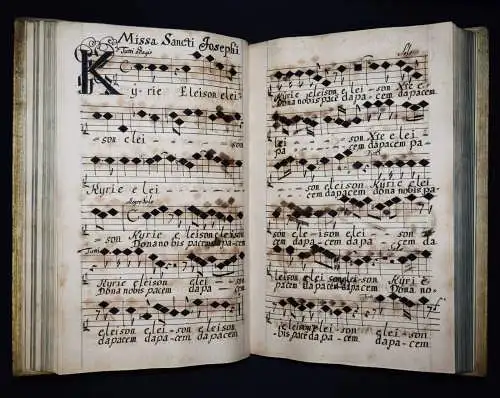 BAROCK-MUSIK-HANDSCHRIFT um 1725 Fischer, Missa Sancti Michaelis Archangeli