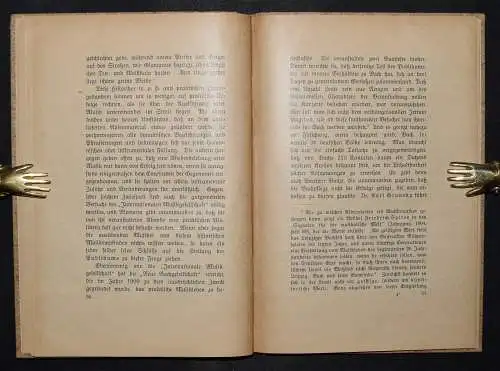 Mozart-Heuchelei von Paul Zschorlich - 1906 - Original-Umschlag eingebunden