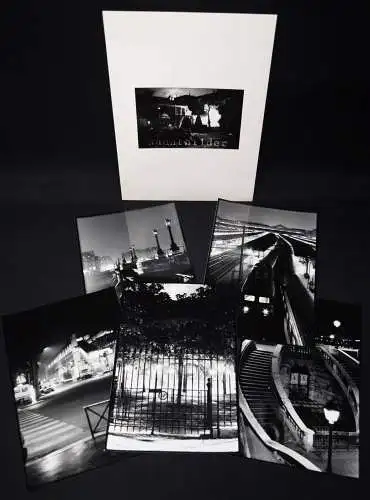 Billeb, Wolfgang. Nachtbilder SIGNIERT 5 ORIG.-PHOTOGRAPHIEN NUMMERIERT 1/20