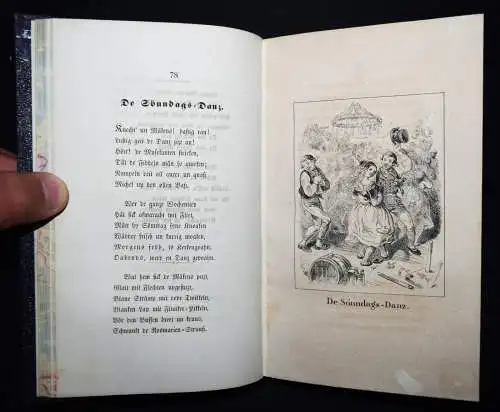 Bornemann, Gedichte in plattdeutscher Mundart PLATTDEUTSCH Theodor Hosemann