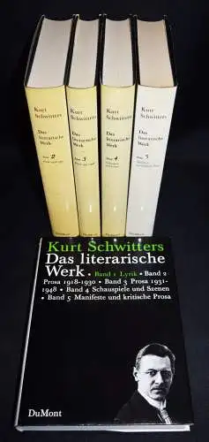 Schwitters, Das literarische Werk 1973-1988 KOMPLETT ! GESAMTAUSGABE