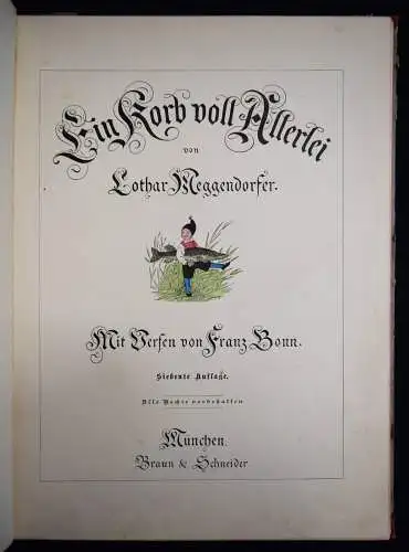 Bonn. Ein Korb voll Allerlei - Braun & Schneider um 1895