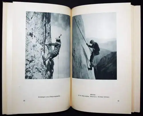 Schätz, Berge und Bergsteiger. Velhagen & Klasing 1929 ERSTE AUSGABE BERGSTEIGEN