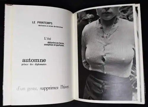 Attali – Delfau, Les erotiques du regard 1968  Aktfotografie - Aktphotographie