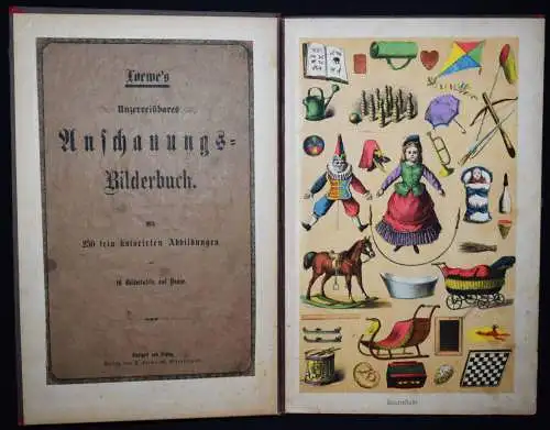 Effenberger, Loewe’s Anschauungs-Bilderbuch ~ 1885 FOLIO-KLEINKIND-BILDERBUCH