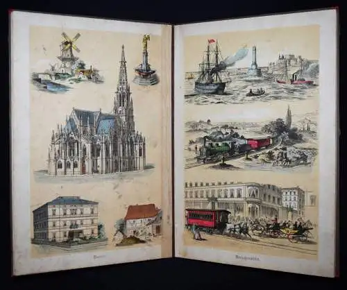 Effenberger, Loewe’s Anschauungs-Bilderbuch ~ 1885 FOLIO-KLEINKIND-BILDERBUCH