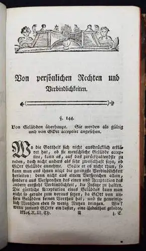 Michaelis, Mosaisches Recht - 1777 JUDAICA JUDENTUM KIRCHENRECHT