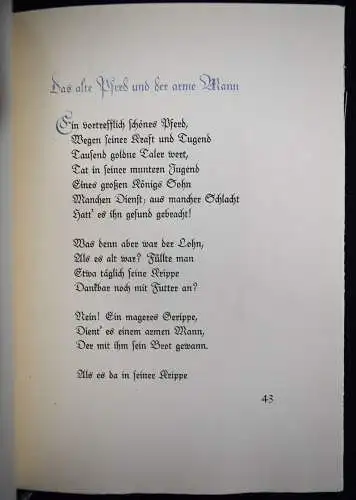 Kurth, Fabeln des achtzehnten Jahrhunderts 1923 HANDEINBAND NUM 18/25 Ex.