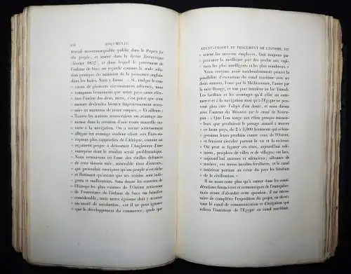 Lesseps, Percement de l’Isthme de Suez - 1855 HANDELSGESCHICHTE ÄGYPTEN ORIENT