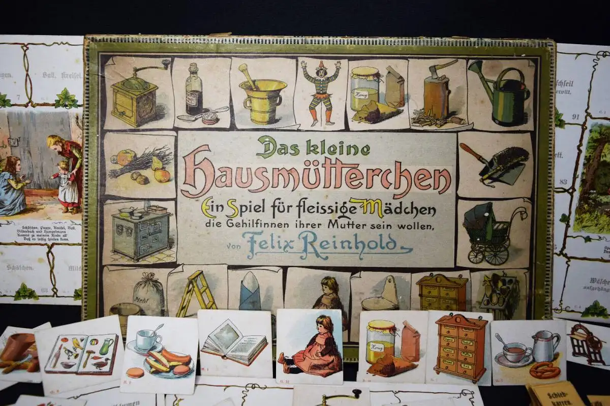 KINDERSPIEL um 1905 - Reinhold, Das kleine Hausmütterchen 1